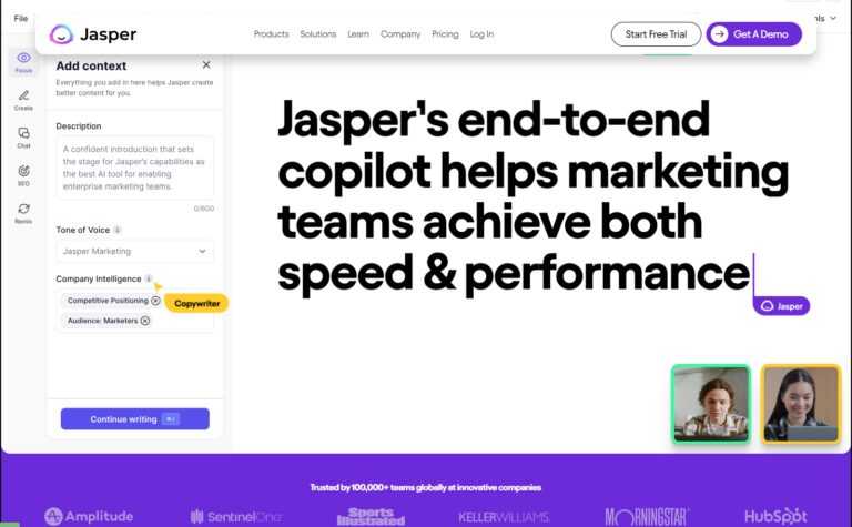 Jasper AI: AI Copilot for Enterprise Marketing Teams