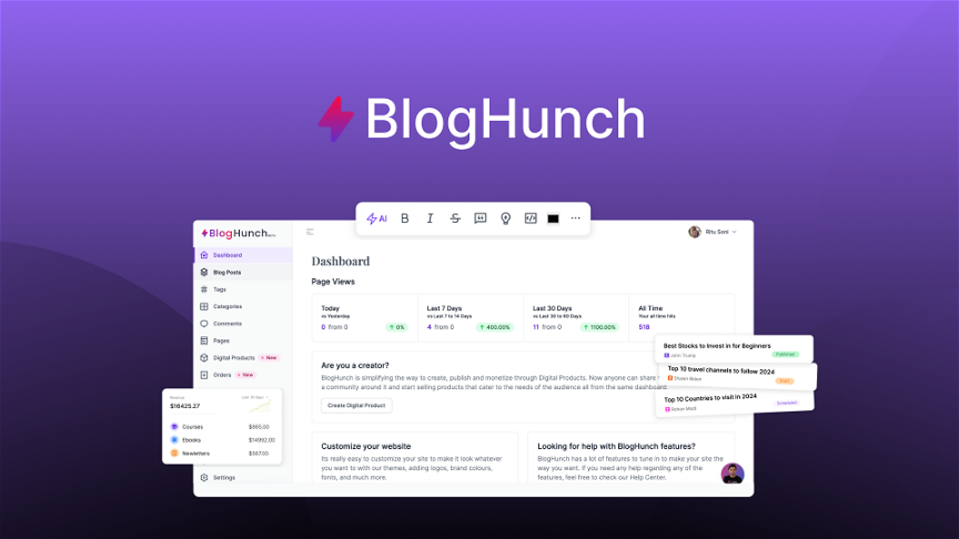 BlogHunch review