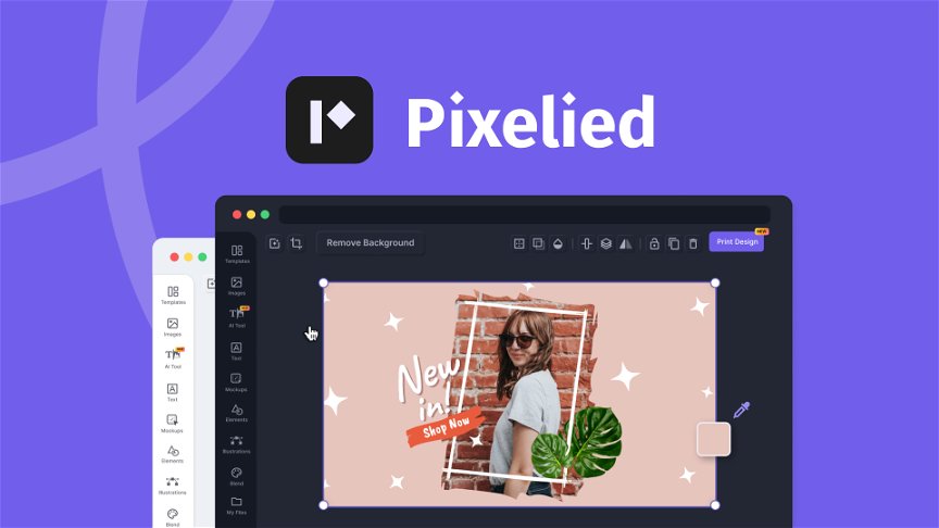 Pixeliedin Visual design